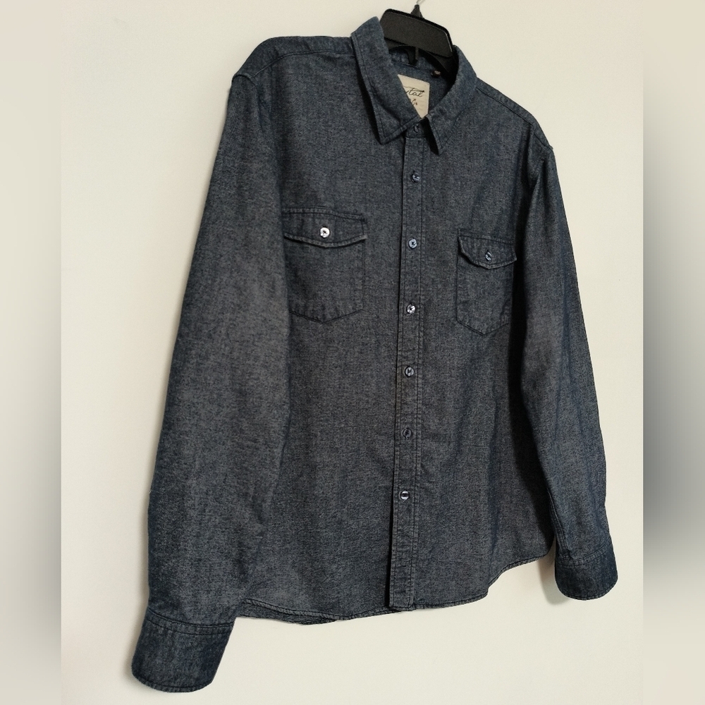 [5x$20] Men's Blue Denim Shirt / Size XL - Picture 2 of 7